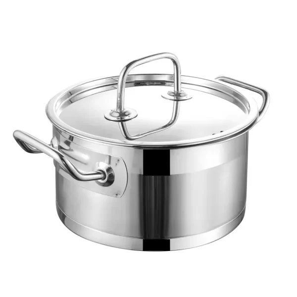 Custom Cookware Set Wholesale Made of High-Quality Stainless Steel Eco-Friendly and Uncoated – Image 5