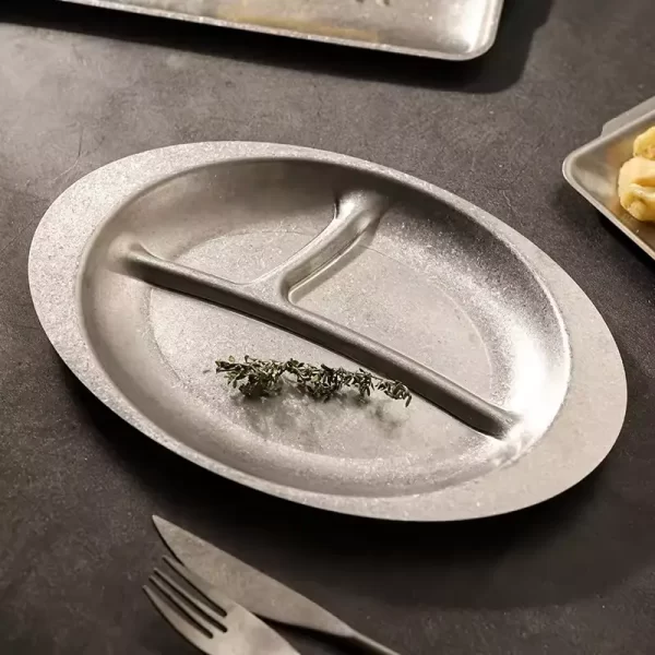assiette à trois compartiments personnalisée wholesale
