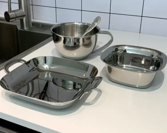 أدوات مطبخ من الفولاذ المقاوم للصدأ