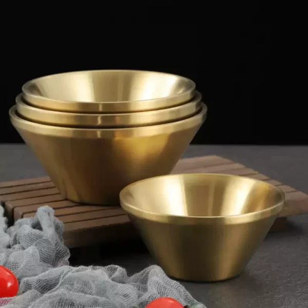 Bol anti-brûlure à double couche sous vide