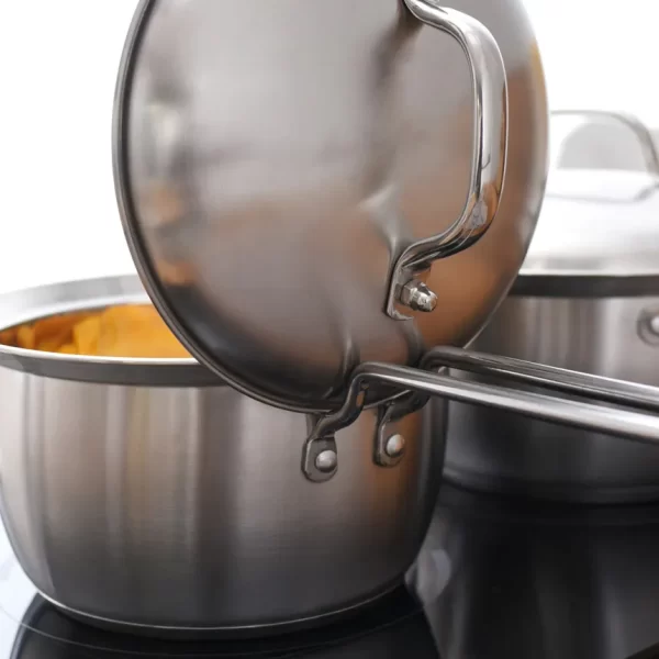 set de casseroles en acier inoxydable (3)