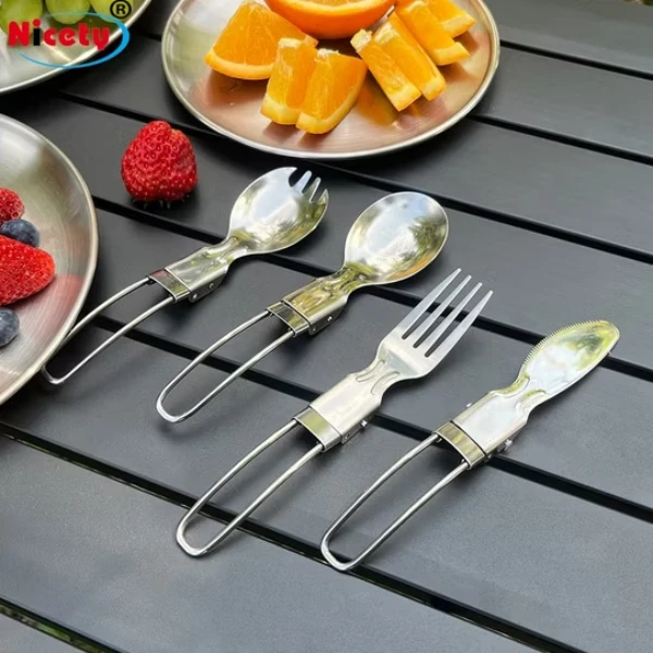 Camping Stainless Steel Cutlery Set