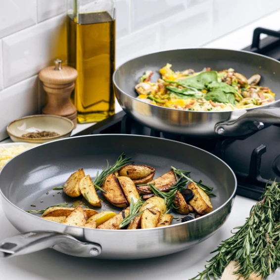 Cooking methods with stainless steel cookware