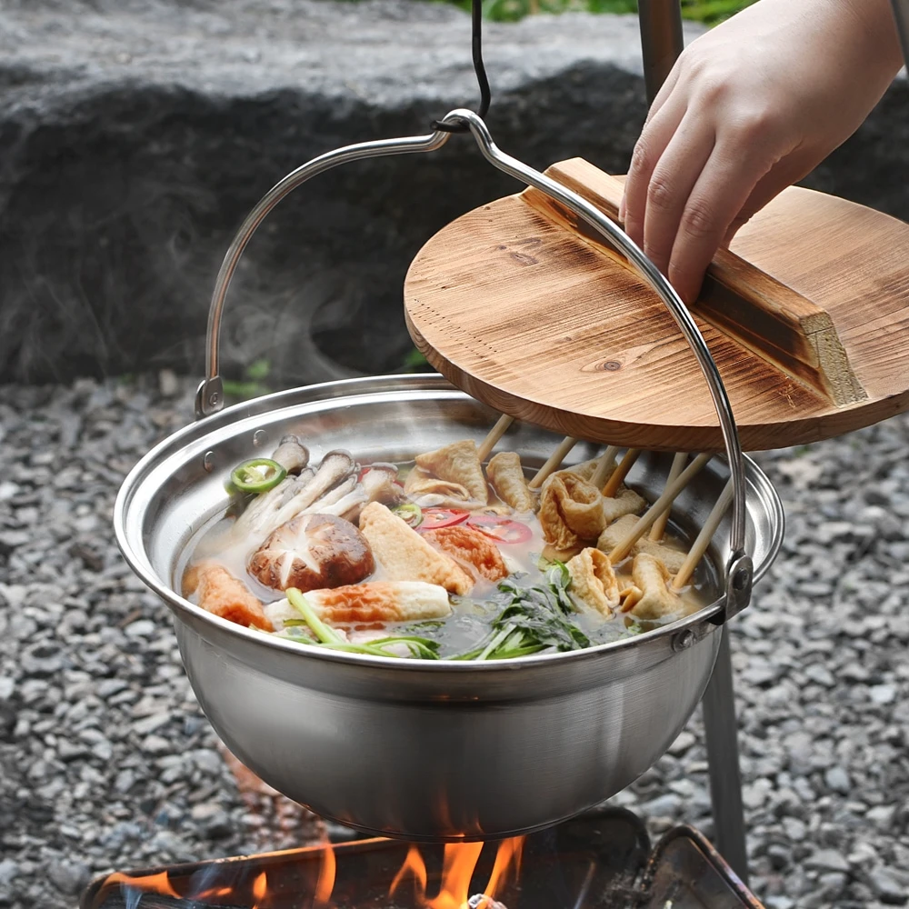 Outdoor Hanging Cooking Pot