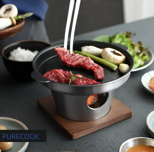 Outdoor Non-Stick Coating Mini Alcohol Stove