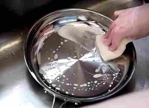 detergent for cleaning stainless steel cookware