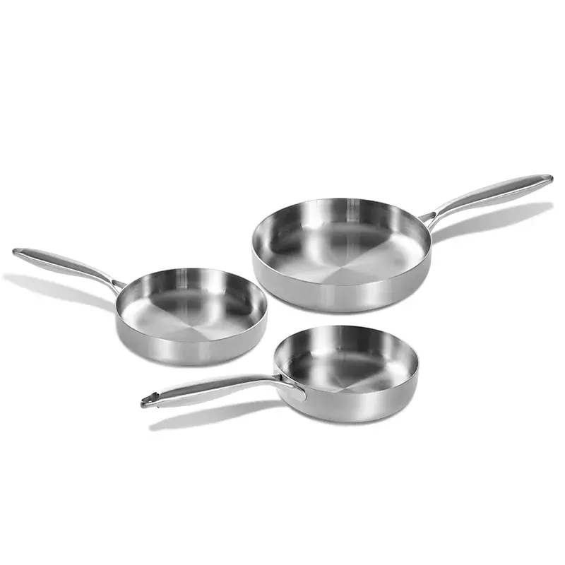 batería de cocina de acero inoxidable