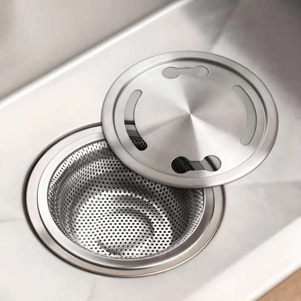stainless steel kitchen sink basket strainer (1)