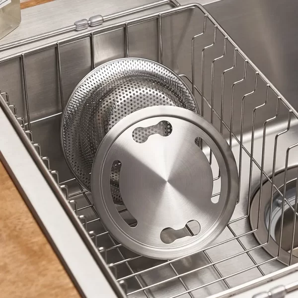 stainless steel kitchen sink basket strainer (4)
