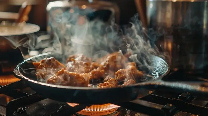 using cookware cooking