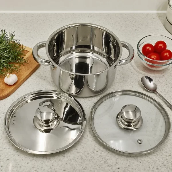 wholesale 3 piece stainless steel cookware set​ (4)
