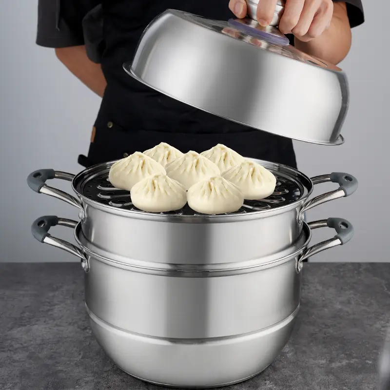 wholesale 3 tier steamer pot (2)