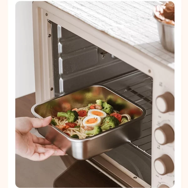 wholesale stainless steel food container and strainer set (2)
