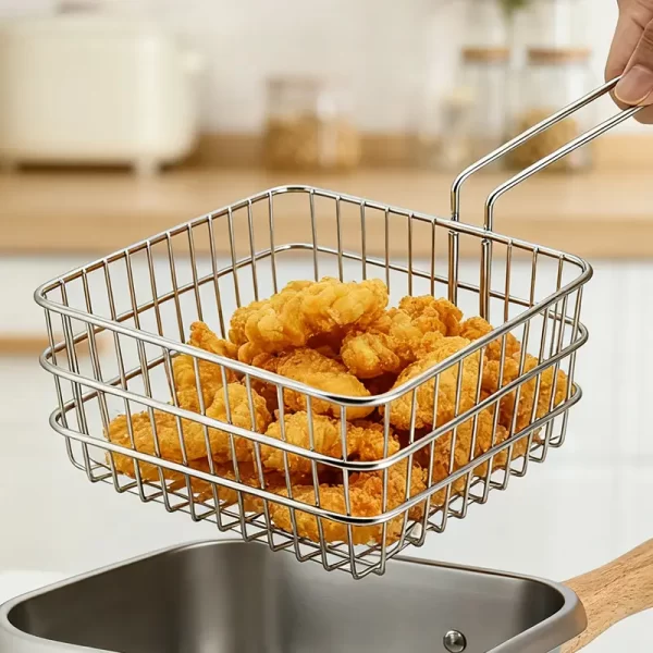 dual-purpose fry pot and food container (2)