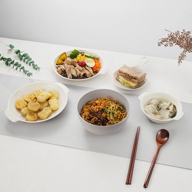 wholesale food-grade plastic tableware set (6)