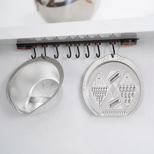 wholesale stainless steel colander and grater lid set(5)