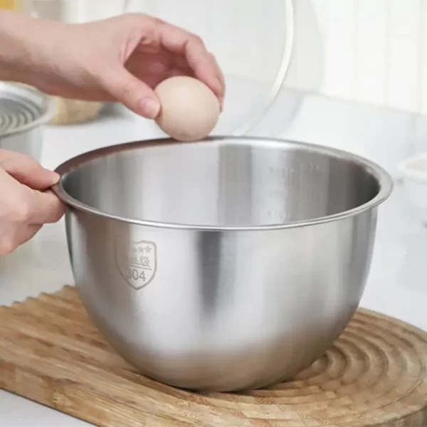 stainless steel bowl with oil draining rack (6)