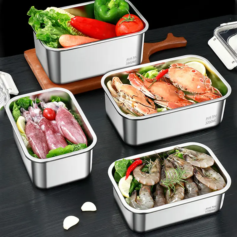 wholesale stainless steel food containers (2)