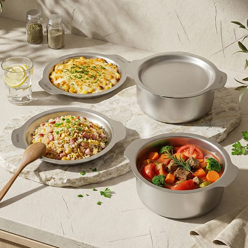 non-abrasive process stainless steel cookware set (1)