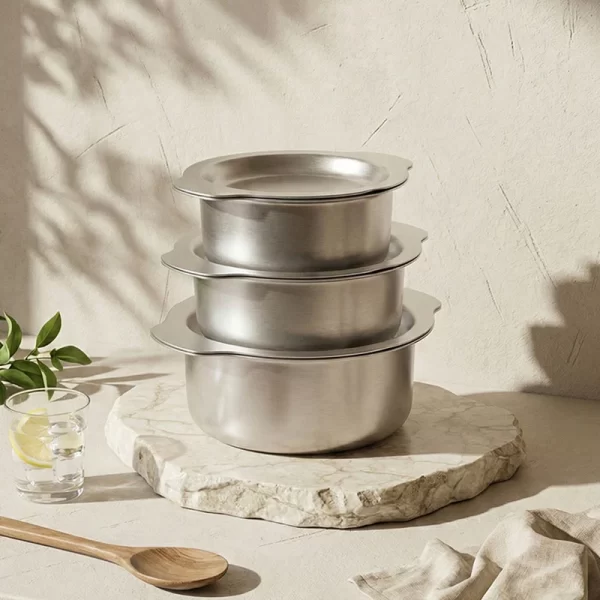 non-abrasive process stainless steel cookware set (3)