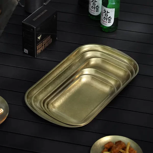 wholesale high-quality retro-style stainless steel serving plate (6)