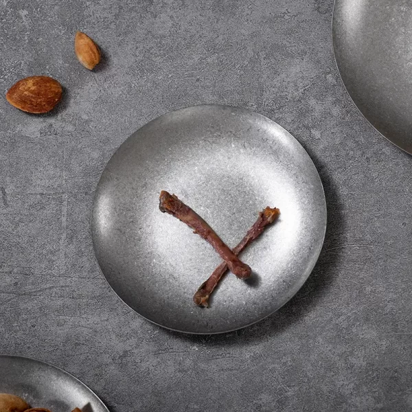 أطباق حلوى بالجملة من الفولاذ المقاوم للصدأ ذات الطراز الصناعي القديم (6)