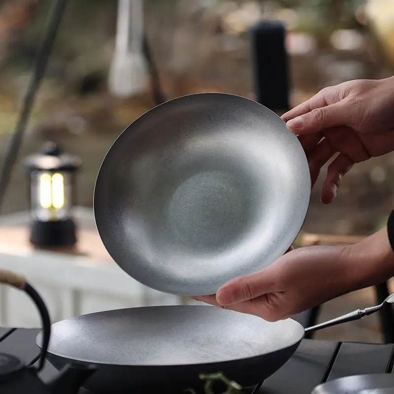 أطباق بالجملة من الفولاذ المقاوم للصدأ ذات الطراز القديم مثالية لمطاعم الفنادق (3)