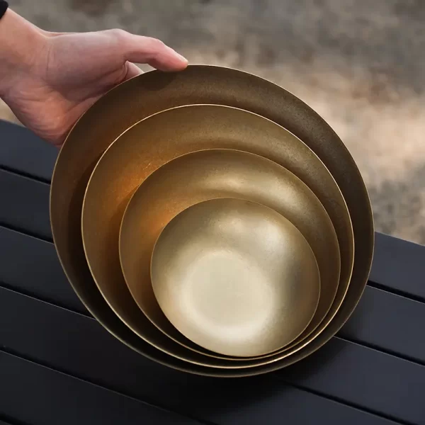 أطباق بالجملة من الفولاذ المقاوم للصدأ ذات الطراز القديم مثالية لمطاعم الفنادق (5)