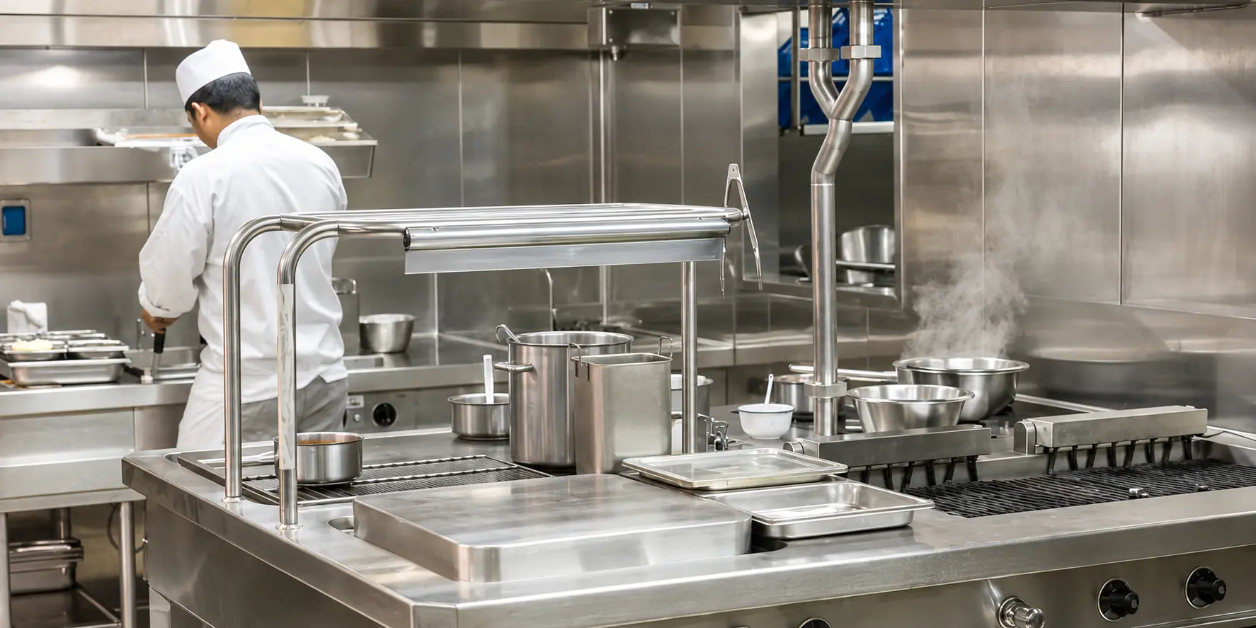 hotel kitchen