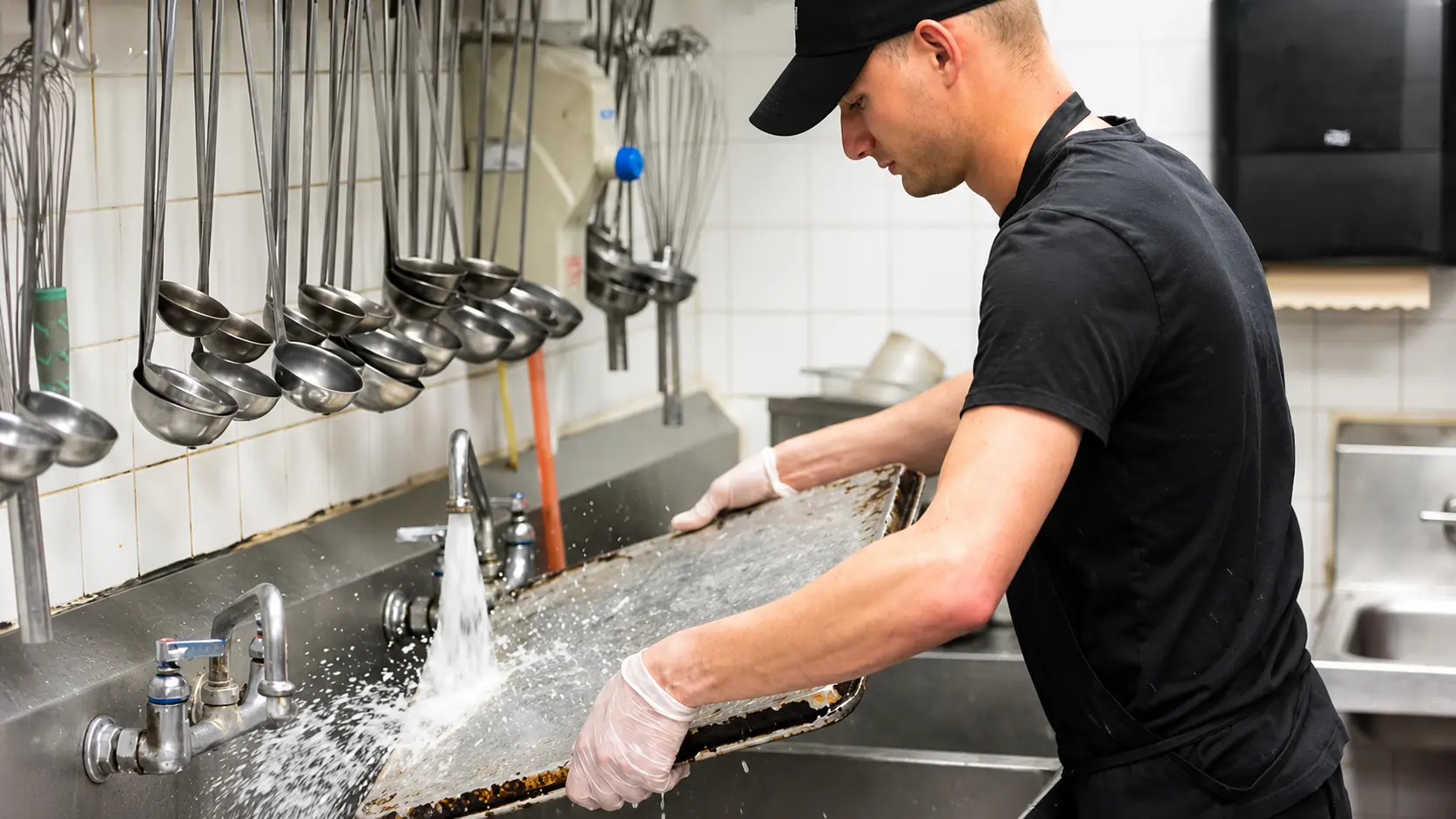 hotel kitchenware cleaning