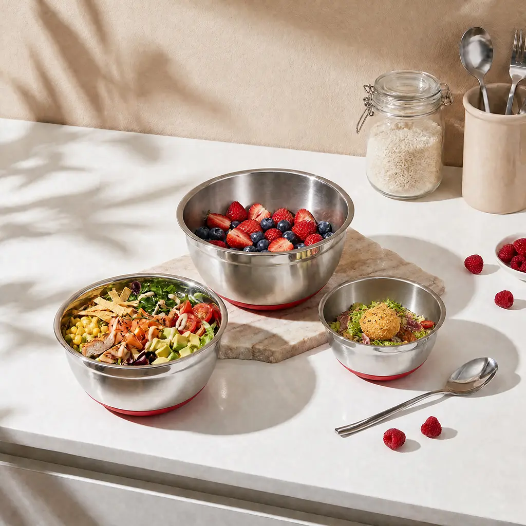wholesale stainless steel mixing bowls with non-slip base (3)