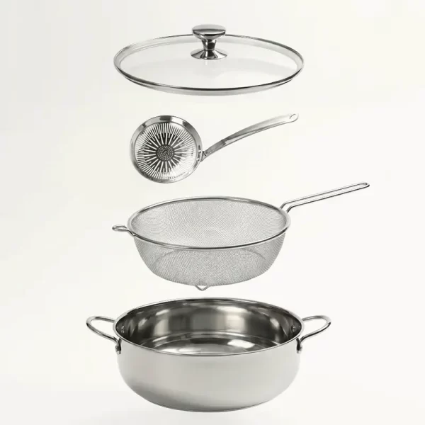 wholesale stainless steel multi-purpose cooking pot set (6)