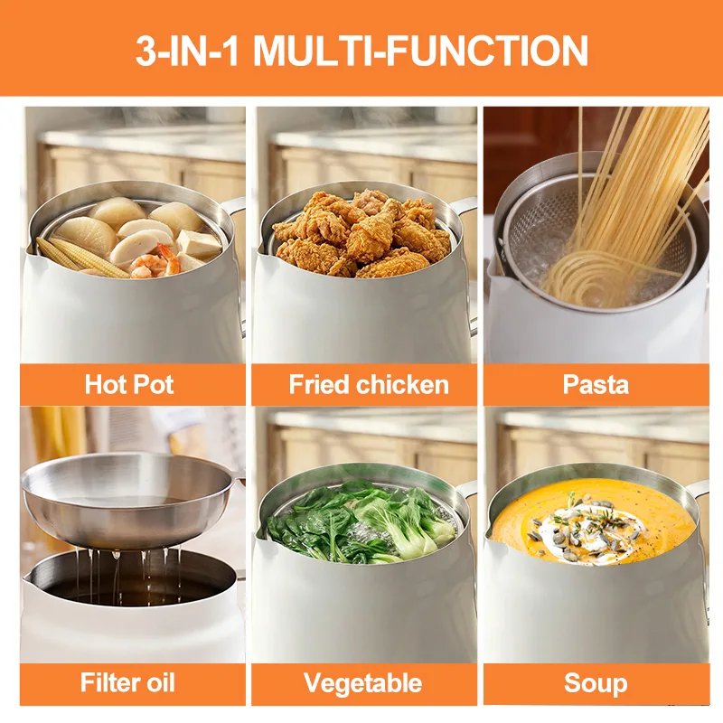 multifunctional oil filter pot