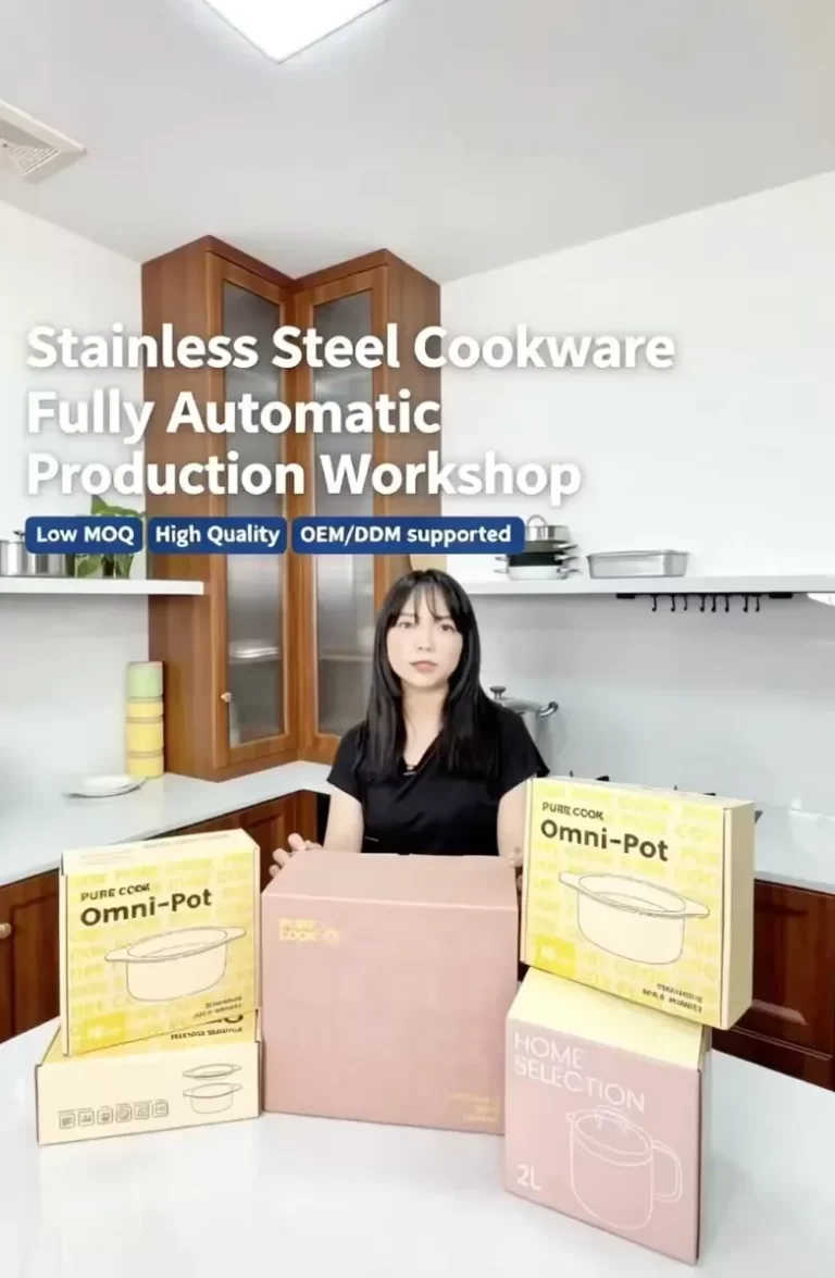 reduce cookware damage rate with PURECOOK's cookware packaging solutions