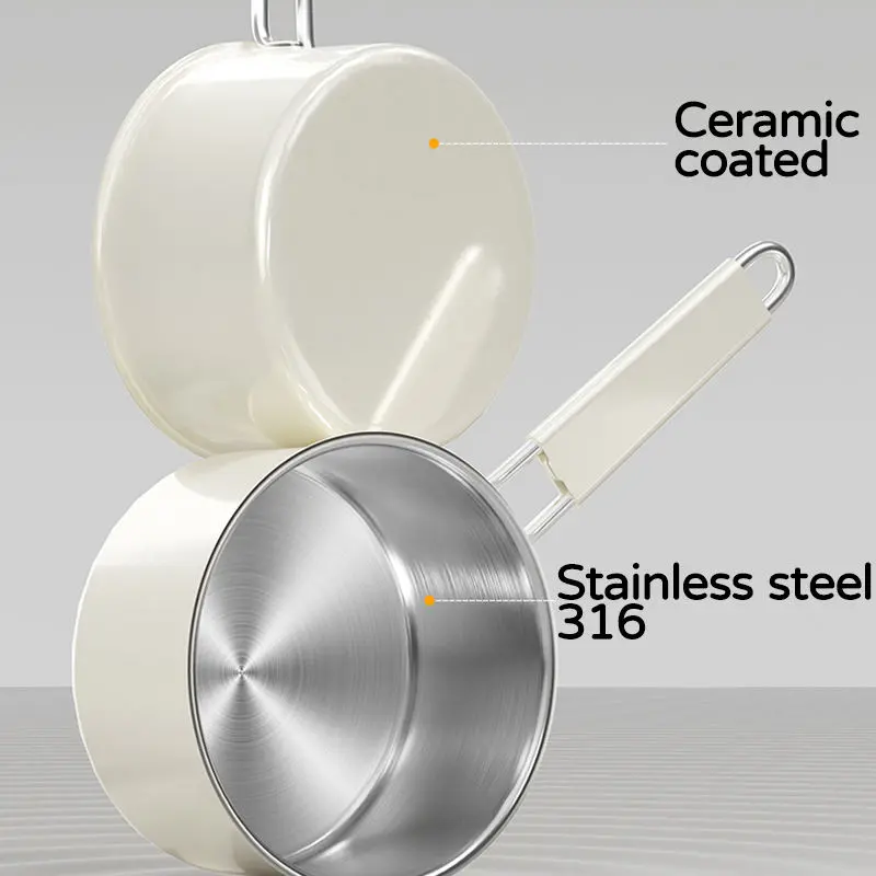 cookware sprayed ceramic coating outer layer