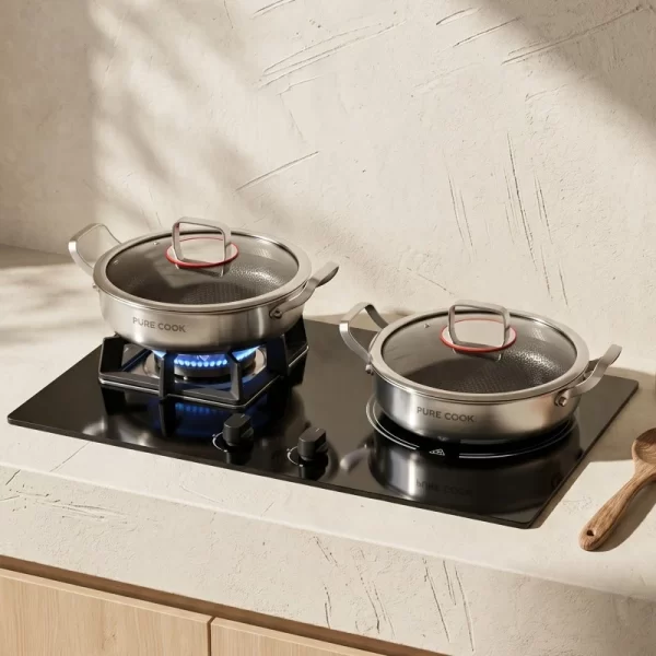 stainless steel non-stick braiser pan (2)
