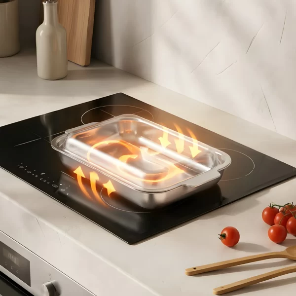tri-ply small roasting pan with lid (2)