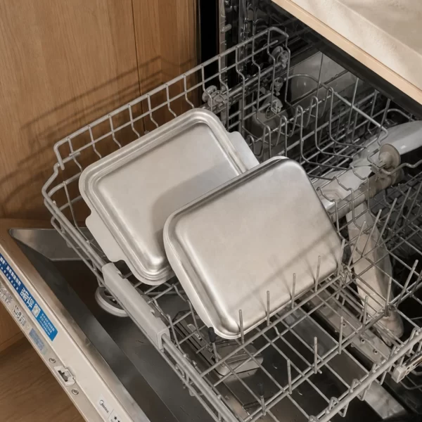 tri-ply small roasting pan with lid (5)