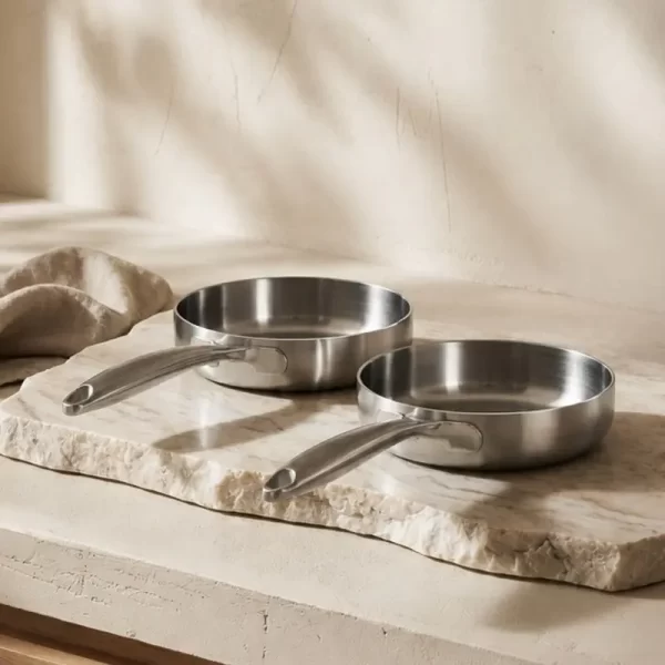 wholesale 20cm stainless steel frying pan (5)
