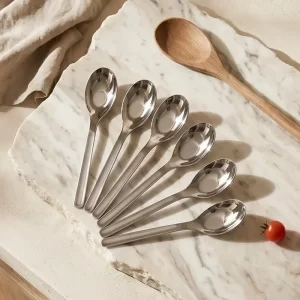 wholesale 6 piece stainless steel soup spoon set (1)