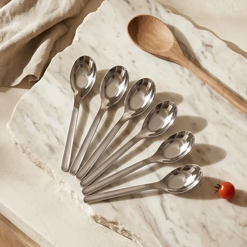 wholesale 6 piece stainless steel soup spoon set (1)