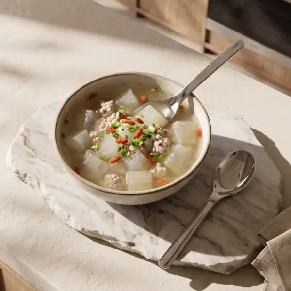 wholesale 6 piece stainless steel soup spoon set (5)