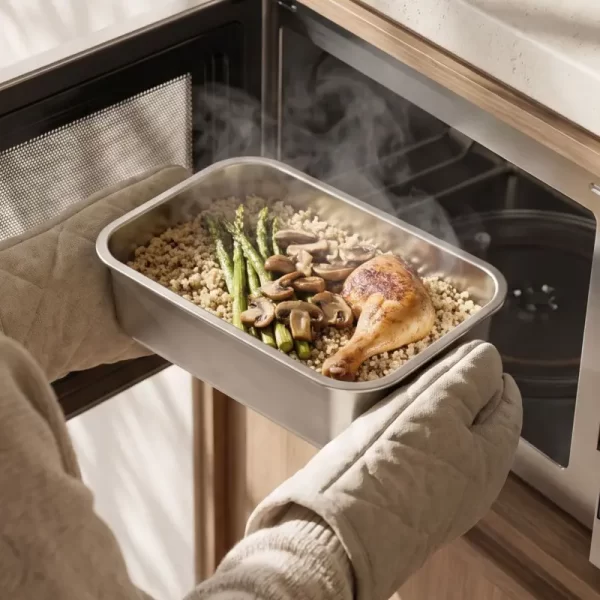 wholesale stainless steel food container set with lids (4)