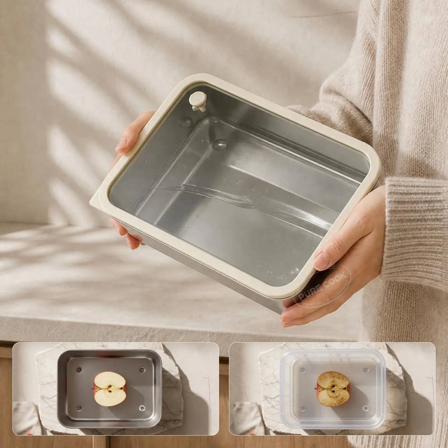 wholesale 3 piece stainless steel tupperware set (4)