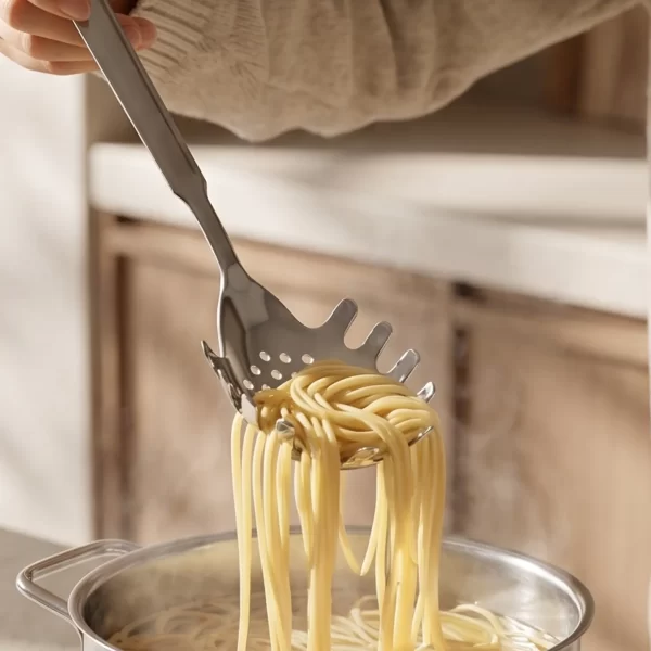 wholesale spaghetti spoon and kitchen tong set (2)
