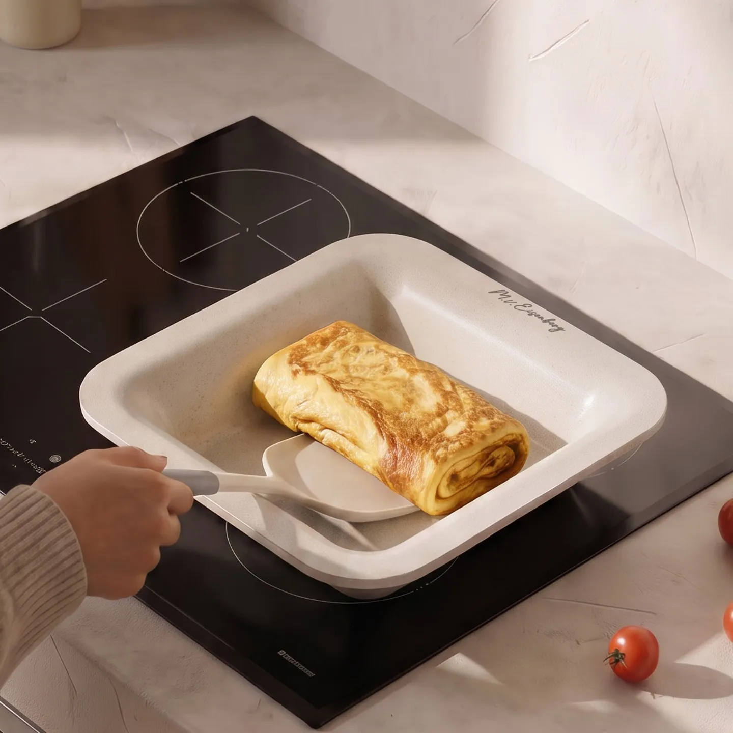 wholesale square non-stick frying pan for induction (3)