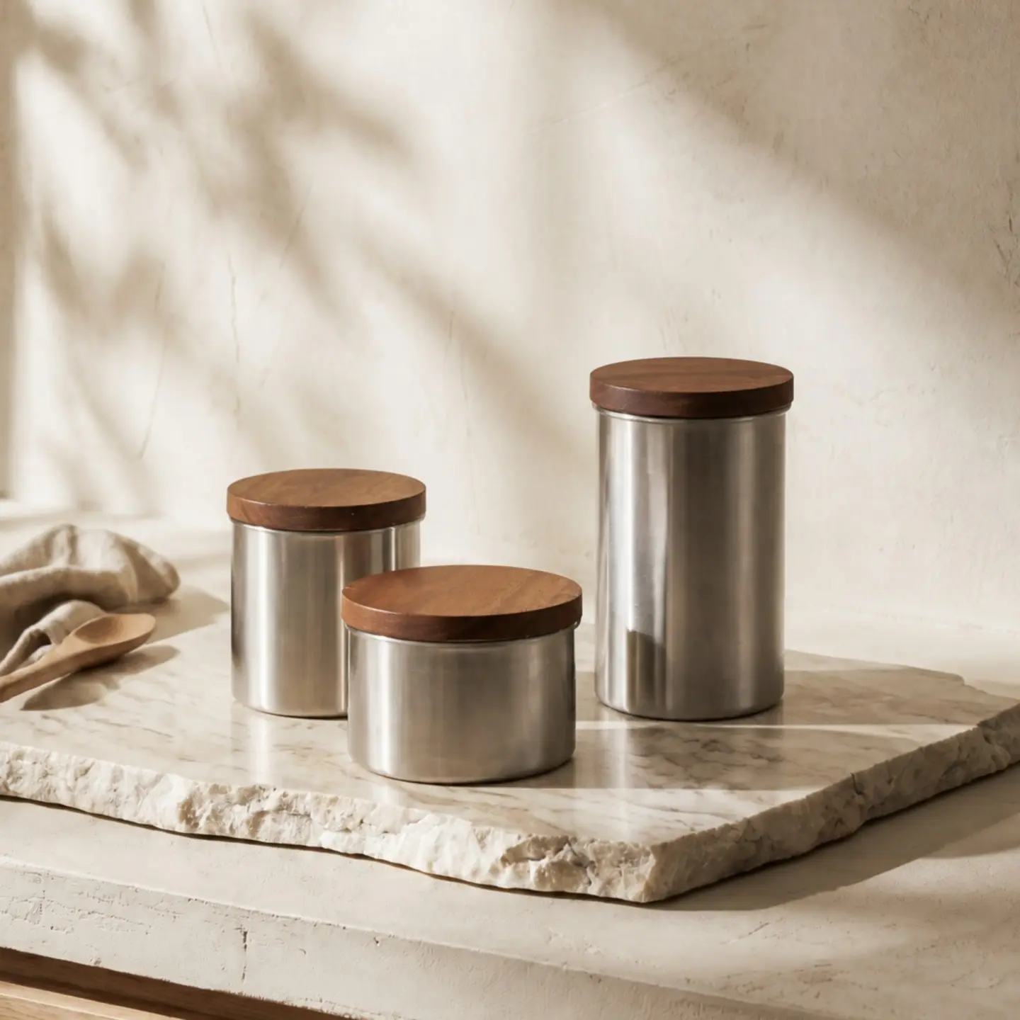 wholesale stainless steel coffee canister set (1)