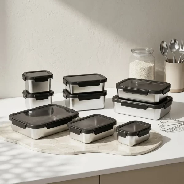 wholesale stainless steel food container set (1)