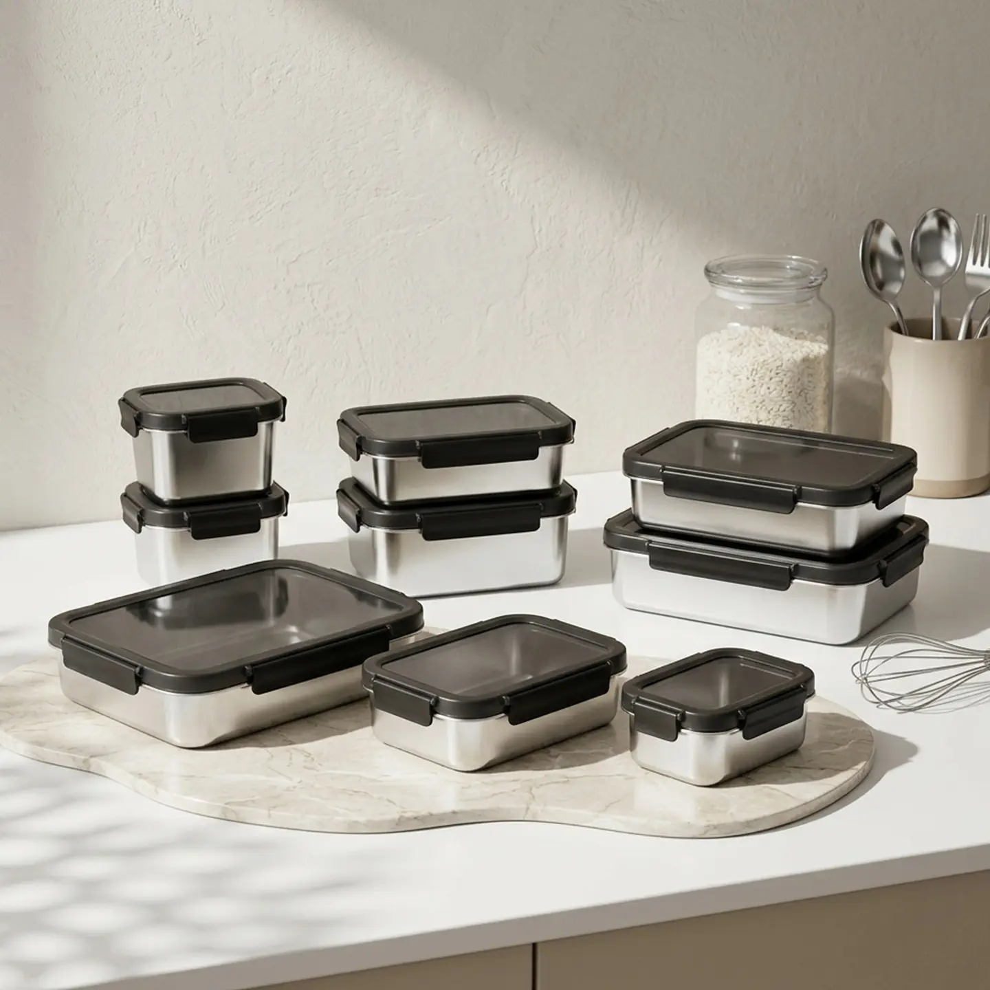 wholesale stainless steel food container set (1)