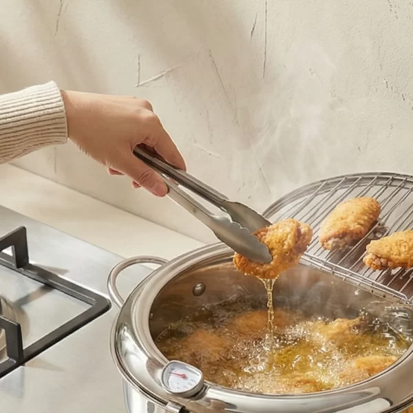 pinças de cozinha em aço inoxidável por atacado (3)
